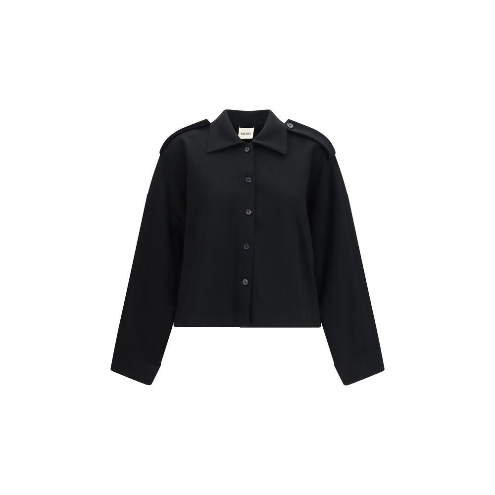 Khaite Black Acetate Shirt